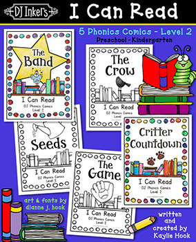 I Can Read Phonics Comics Mini Books - Level 2